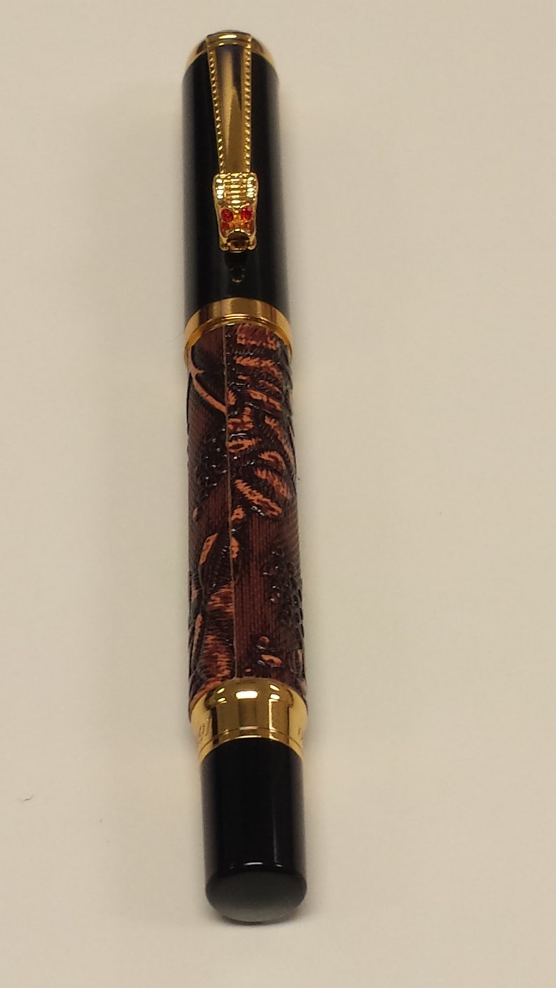 Dikawen 891 Series Fountain Pen Medium NibGrape Embossed Etsy