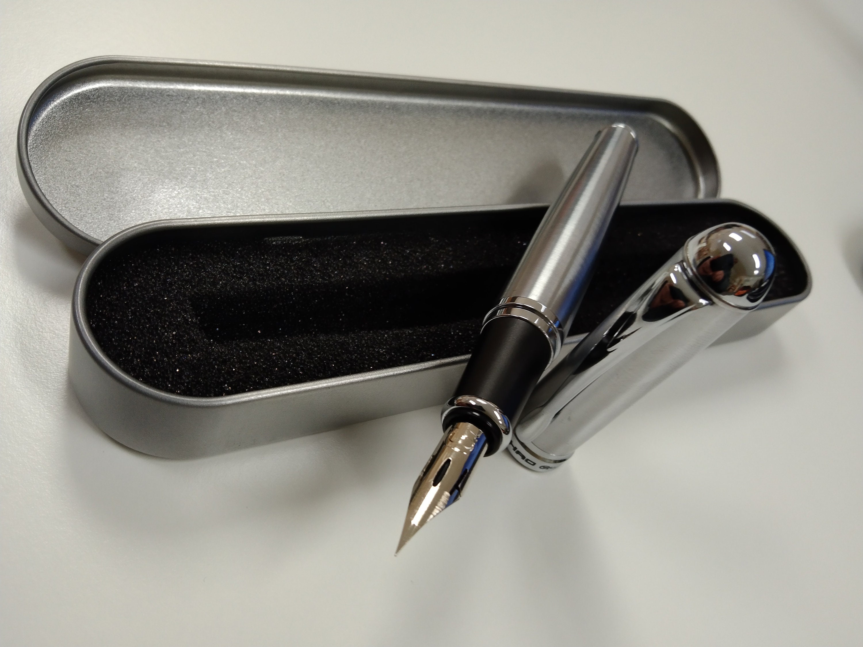 Jinhao X750 Color Silver Fountain Pen Zebra G Flex Nib Etsy