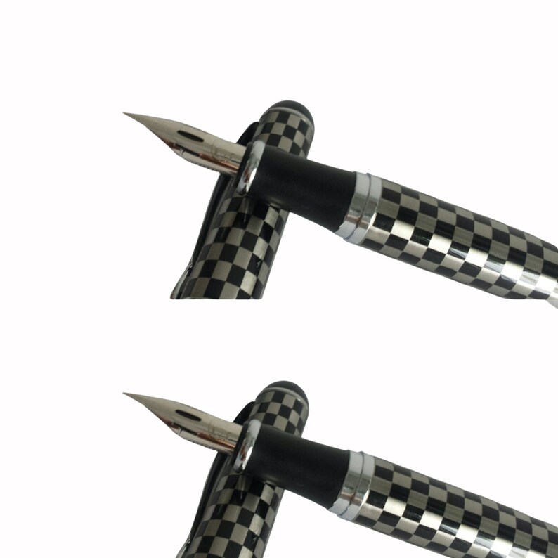 Jinhao X750 G Chess Board Fountain Pen Super Flex Zebra G Nib Etsy