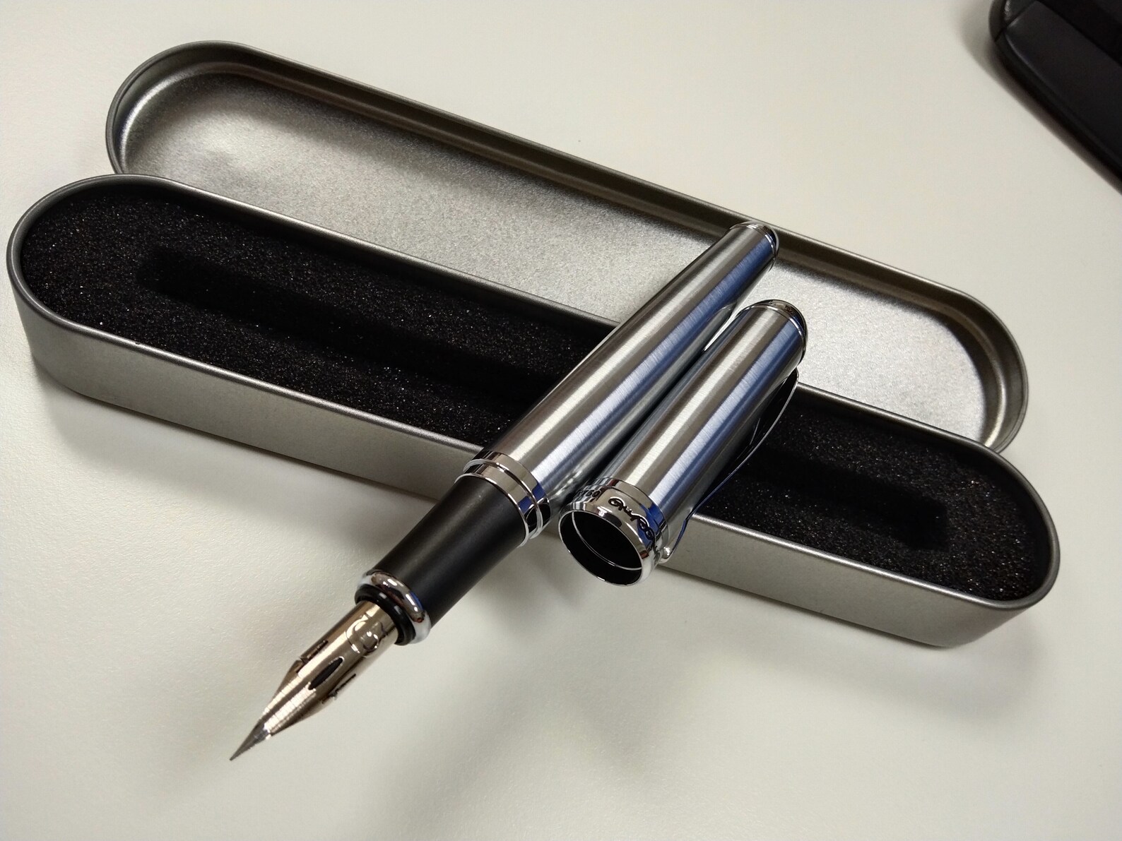 Jinhao X750 Color Silver Fountain Pen Zebra G Flex Nib Etsy