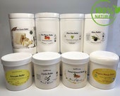 Organic Raw Body Butter Unrefined - PREMIUM QUALITY 100 Pure Natural Skin Face Body Hair Mango, Lemon, Lavender, Aloe Vera - All Sizes