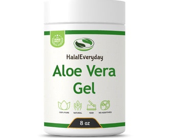 Gel d'aloe vera 8 oz - 100% pur hydratant apaisant bio Soins de la peau Acné Eczéma Psoriasis Blemish Lotion anti-âge Microdermabrasion en vrac