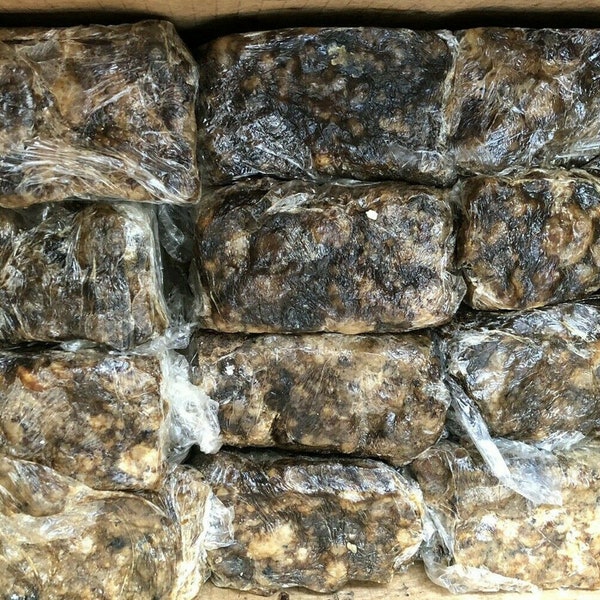 Raw African Black Soap Bar - PREMIUM QUALITY 100% Pure & Natural Organic Unrefined From Ghana - Body Skin Face Acne Repair BULK - All Sizes
