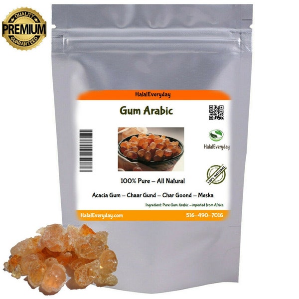 Gum Arabic Resin Incense Granular - 100% Pure Natural Hashab Acacia Wicca Pagan Import From Africa - All Sizes Bulk Available