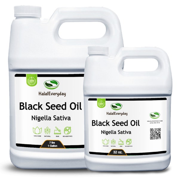 Black Seed Oil Bulk Wholesale - 100% Pure Natural Cold Pressed Organic Unfiltered Unrefined Virgin Grade A Premium Quality Nigella Sativa