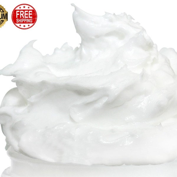 Whipped Soap Base / Foaming Bath Butter Base Whipped - 100% Pure Premium Quality Scrub Skin Body Shower Shave Wash Bath DIY Bulk