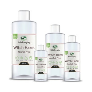 Witch Hazel Toner (Alcohol Free) - 100% Pure Natural Fresh Facial Toner Cleanser, Body Toner, Natural Body Oil Bulk Wholesale