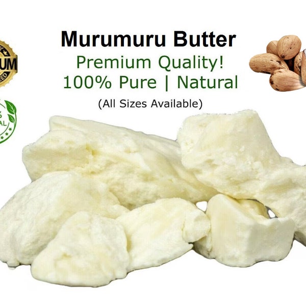 Murumuru Butter -  Unrefined Virgin Raw Cold Pressed For Skin Hair Face Body Lip Moisturizer Bulk | Halal Everyday Store