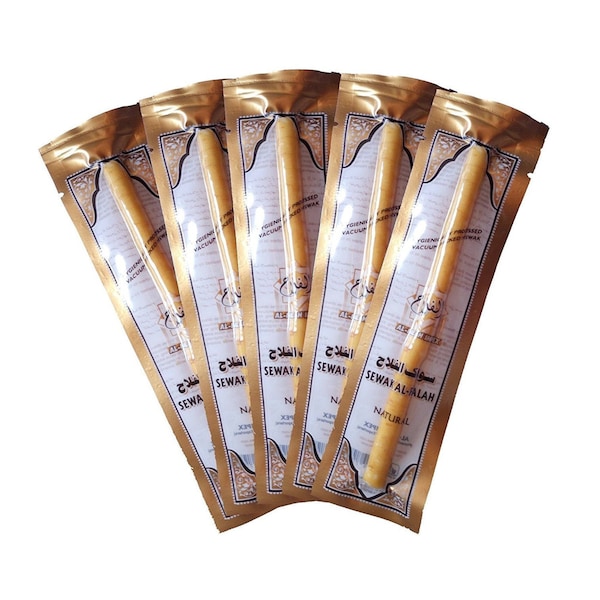 Sewak Al-Falah (Miswak) Natural Toothbrush Sticks Tooth Cleaning Sticks Bulk