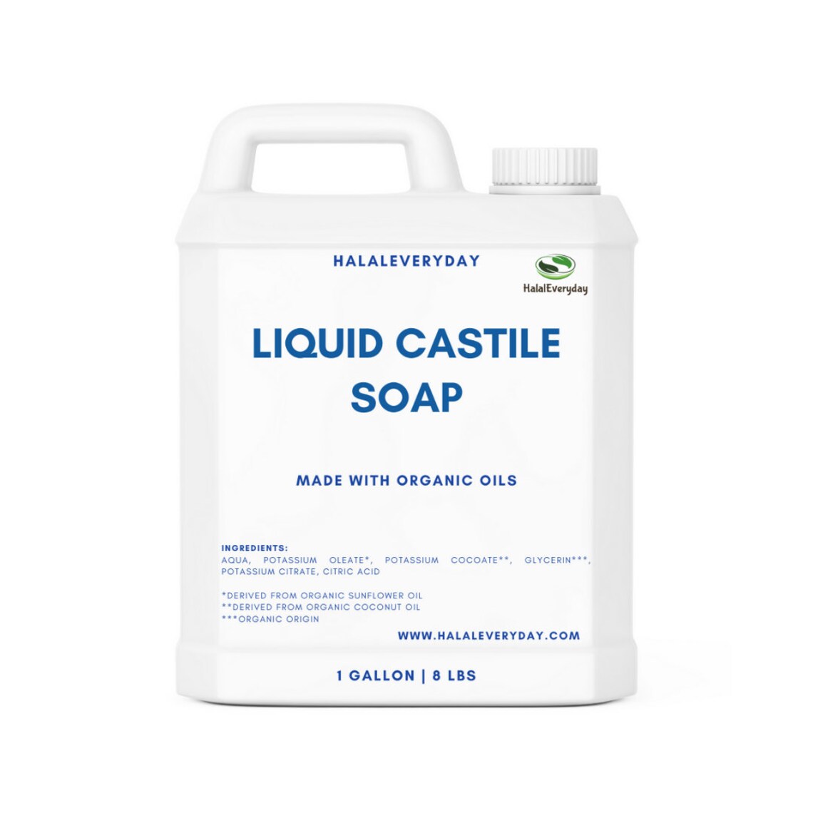 Liquid Castile Soap 1 Gallon 8 Lbs. unscented Base 100 Etsy