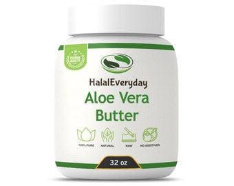 Aloe Vera Butter 2 lb. - 100% Pure & Natural Raw Organic Premium Quality Cold Pressed For Skin Hair Face Body Lip Moisturizer
