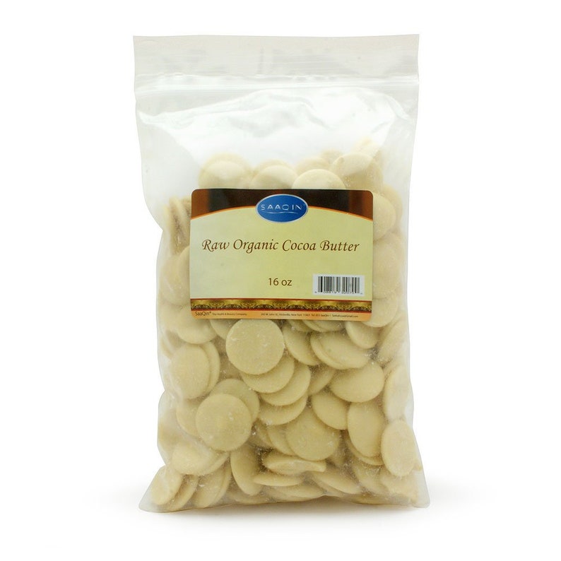 Raw Cocoa Butter Wafers 100 Pure & Natural Organic Edible Etsy
