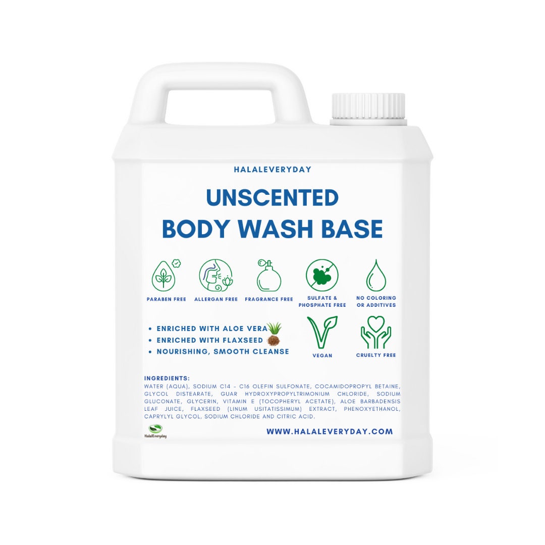 Natural Body Wash Base Unscented Wholesale Bulk 100 Natural Fresh