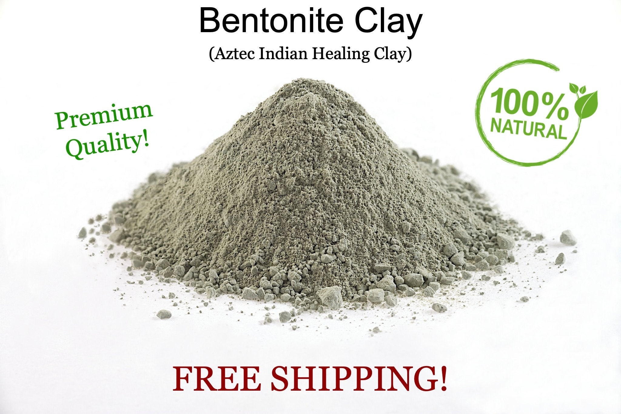 Buy Bentonite Clay Powder Aztec Indian Healing 100% Pure & Natural Deep  Skin Pore Cleaning Skin Care Face Mask Hair Mask BULK Online in India 
