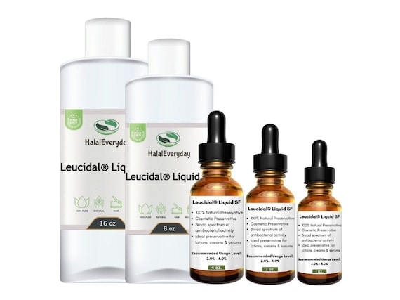 Leucidal® Liquid SF Preservative 100% Pure Natural Antibacterial  Broad-spectrum Cosmetics, Skincare, Lotion Making DIY 