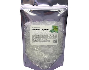 Menthol Crystals - 100% Pure Natural Mentha Arvensis USP Food Grade Bulk Wholesale