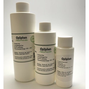 OPTIPHEN - 100% Pure & Natural - Gentle Water Soluble Preservative For Lotions Creams Cosmetics Liquid Soaps Butters Body Beauty ALL SIZES