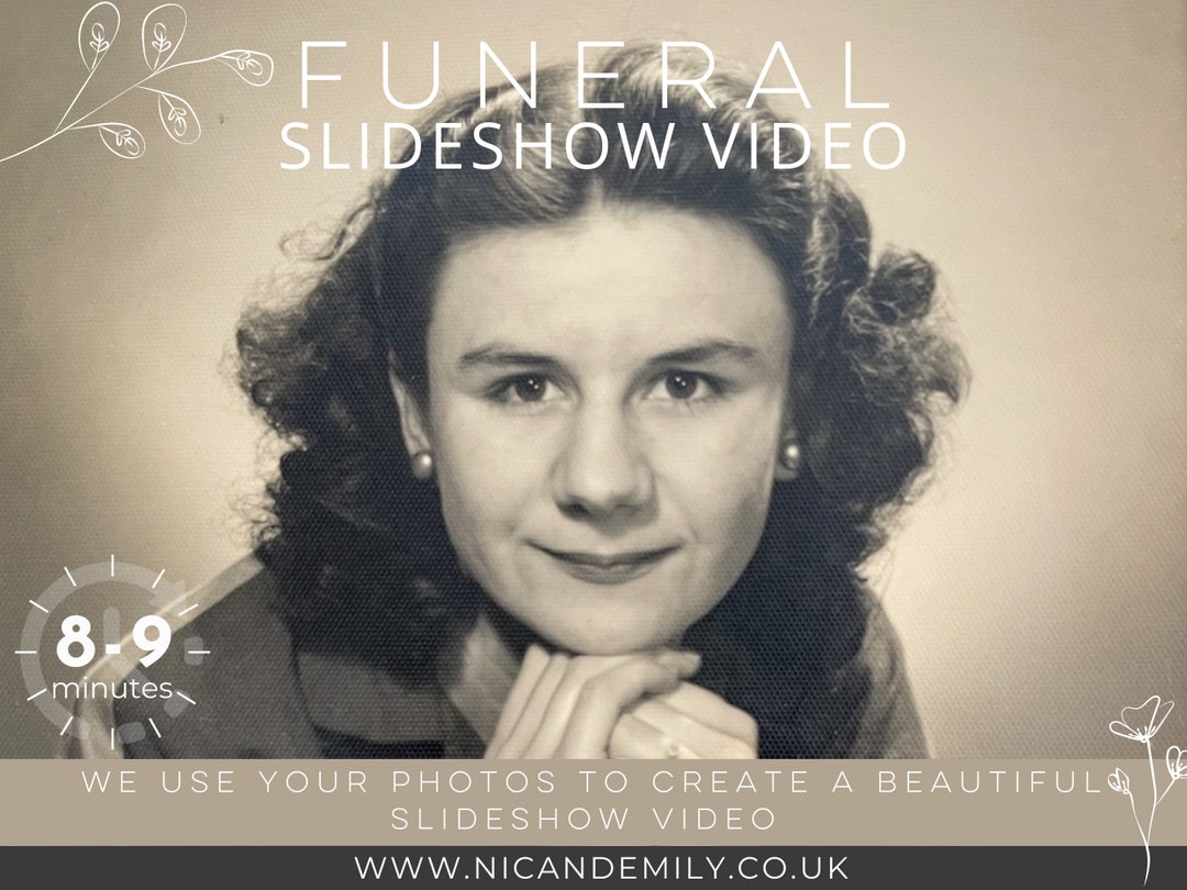 Funeral Slideshow Video Funeral Slideshow Celebration of Life Memorial