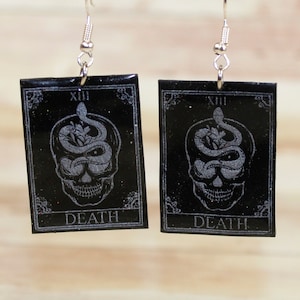 Pendientes fimo carta del Tarot