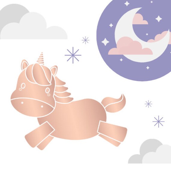 Clip-Art Rose Gold Unicorn Clipart Fantasy Transparent Background.