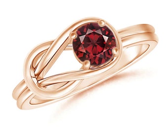 Natural Garnet Ring, Gold Ring, Red Stone Ring, Garnet Ring, Silver Ring, January Birthstone Ring, Red Garnet, Promise Rings, Delicate Ring