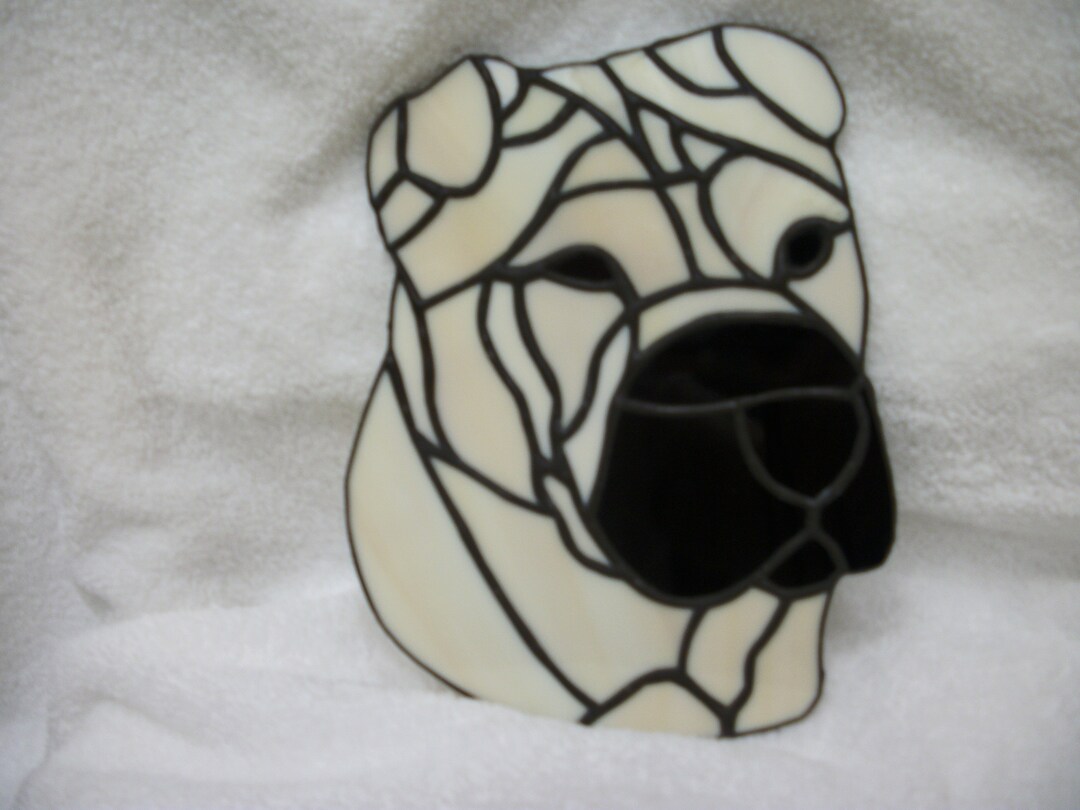 Stained Glass Sharpei Suncatcher Etsy