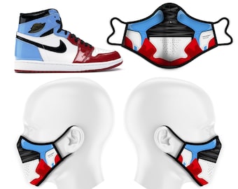 Air Jordan 1 Retro High Fearless UNC Chicago - Etsy