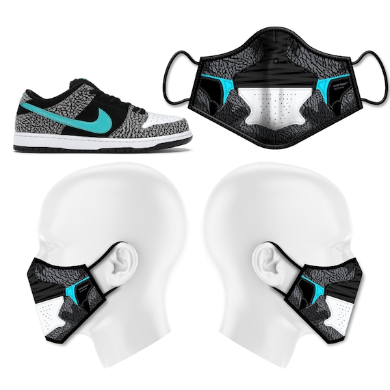 SB Dunk Elephant Print Fashion Face Mask 