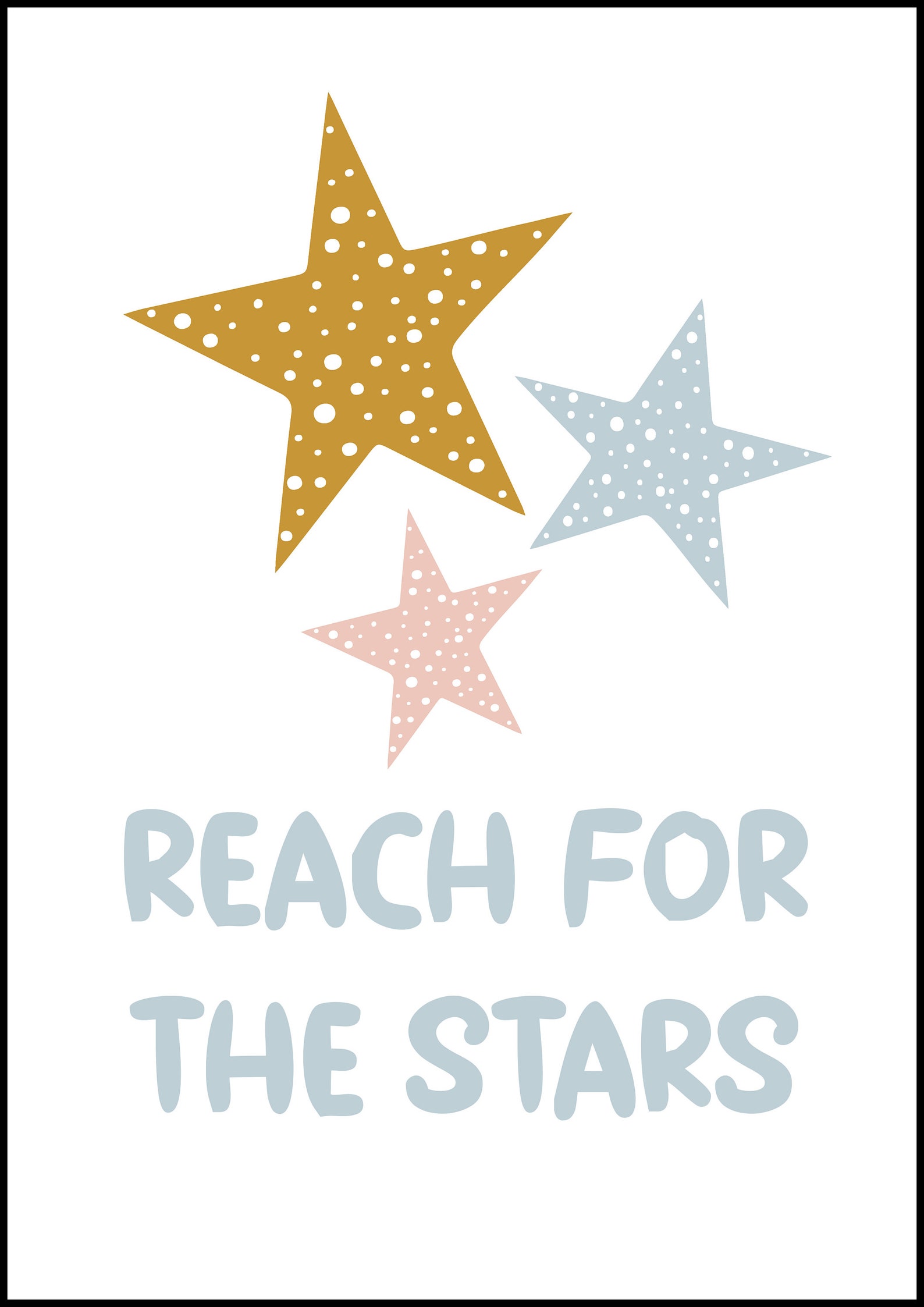 Reach for the Stars Stars A4 print | Etsy