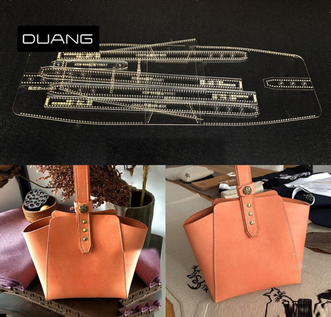 Modeling Template Bag Rounds Women Round Bag Shoulder Bags Handbag Template Clear Acrylic Leather ...