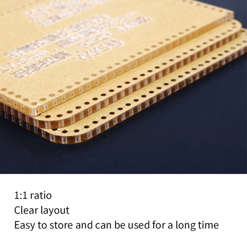 Ladies single shoulder bag edition type drawing lattice DIY handmade leather satchel acrylic specially made template pattern