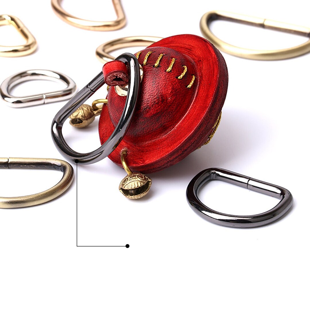 Solid Brass D Ring Leather Craft Hardware select Sizea Set Etsy