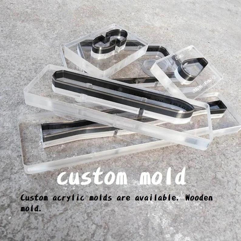 DIY Leather Bracelet Cutting Die Cut Mold Customleather Etsy