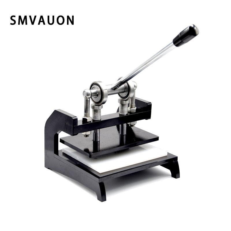 Workonleather Small Manual Clicker Steel Rule Die Cutting Press Machine for  Earring Cutting Die Leather Photo Paper 