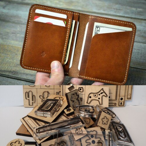 Wallet Shape Leather Punch Die Setcustom Leather Cutting Die Etsy