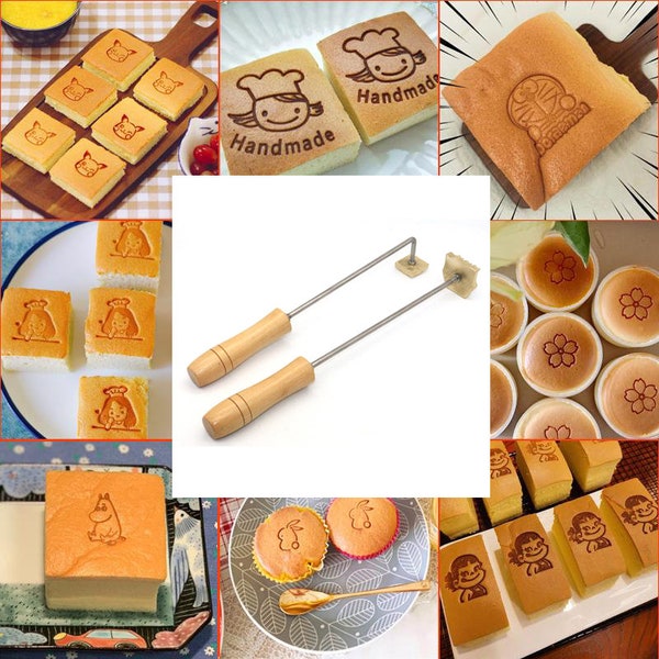personnalisé cuivre laiton logo marque marque icône personnalisé moule pour timbre gaufrage cuir bronzant pvc papier bois gâteau