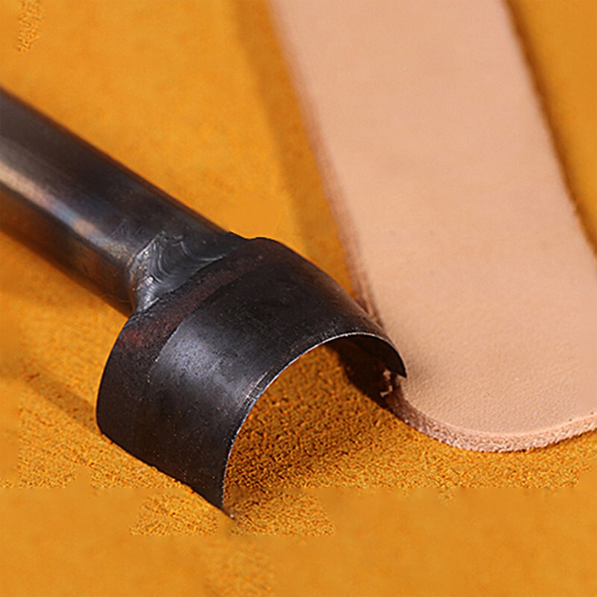 1/2 Circle Round Corner Punch Edge Leathercraft Leather Strap Sharp Cutter  Tool Circular Craft 