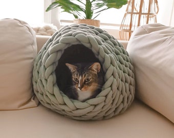 Katzenhöhle Oskar | Kuschelhöhle | Hundehöhle | Katzenkorb | Katzenbett | Katzenkörbchen | Hundekorb | Katzenhaus | Hundehaus | Schlafhöhle