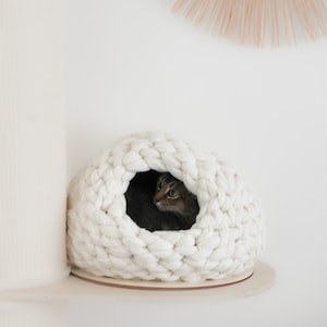 Cat cave made of pure organic cotton | Cat bed | Cat basket | Catcave | Cat basket | Sustainable cat cave | Cat house