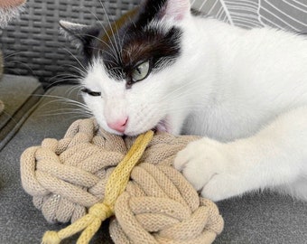 Katzenspielzeug - großer Duftschmetterling - Minzkissen - Baldriankissen - Matatabi