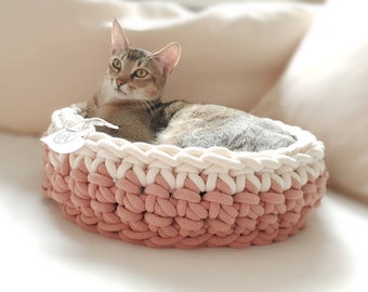 Cat basket - dog basket - cat bed - dog bed - vegan