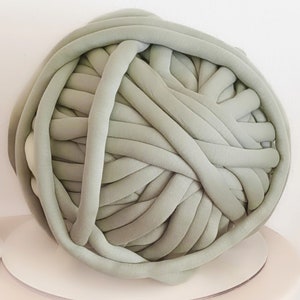 Filato per maglieria spesso 1 kg Filato XXL | Filato Jumbo | Filato tubolare | Filato spesso | Lavoro a maglia con le braccia | Filato spesso | Filato grande | Cotone biologico | Filato tubolare