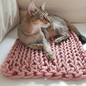 Pet blanket - dog bed - cat bed - dog blanket - cat blanket - vegan