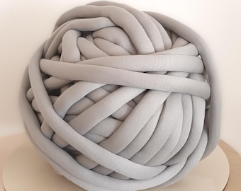 Chunky knitting yarn 1 kg | XXL yarn | Jumbo yarn | Tube yarn | Chunky yarn | Arm knitting | Thick yarn | Large yarn | Organic cotton | Tube yarn