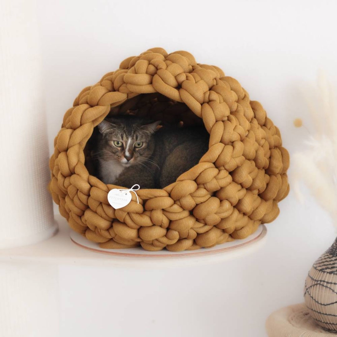 Cat Cave Gustav Cuddly Cave Dog Cave Cat Basket Cat Bed Cat Basket Dog  Basket Cat House Dog House Sleeping Cave 