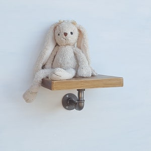 Estante de madera de madera maciza / 22cm de profundidad, 3,2 cm de grosor, 25 cm de largo / Estante de pared hecho a mano para sala de estar, baño