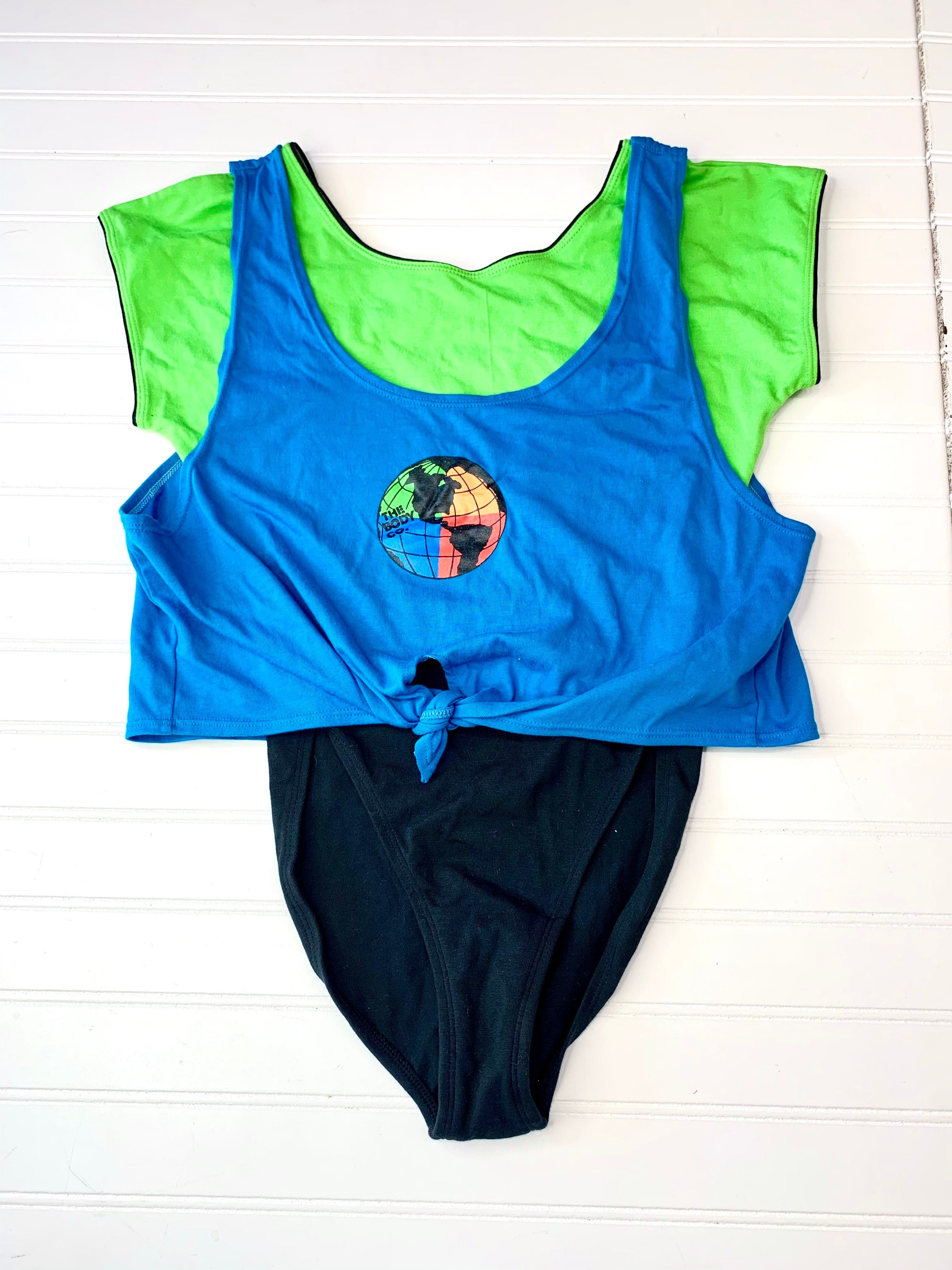 Vintage 80s Jazzercise Leotard Aerobics Dance The Body Co Etsy