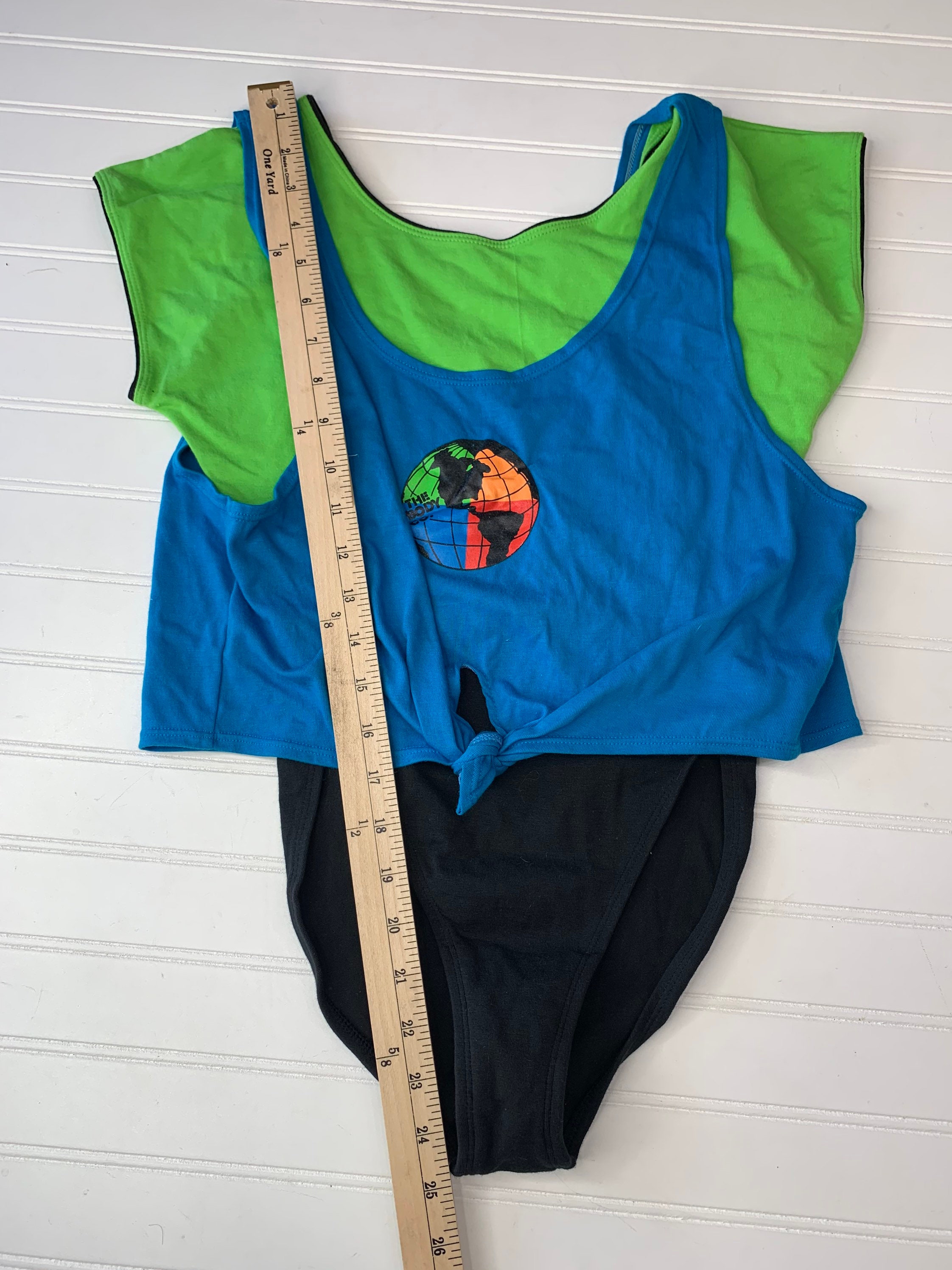 Vintage 80s Jazzercise Leotard Aerobics Dance The Body Co Etsy