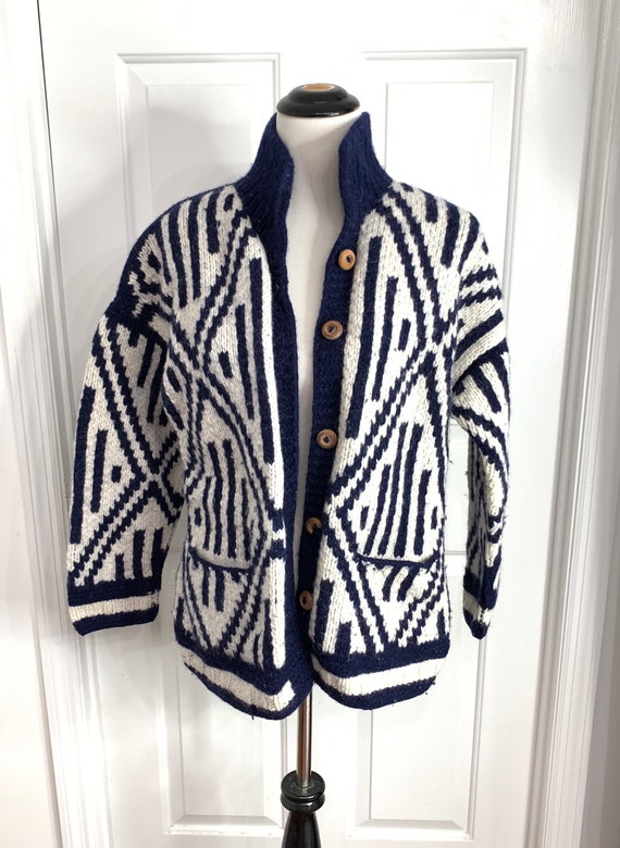 VTG Ecuador Tribal Handmade Oversized Sweater 100