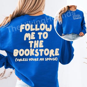 Sudadera Sígueme a la librería
